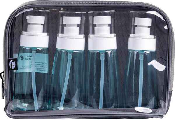 Feru Travel reseset för flaskor och förpackning