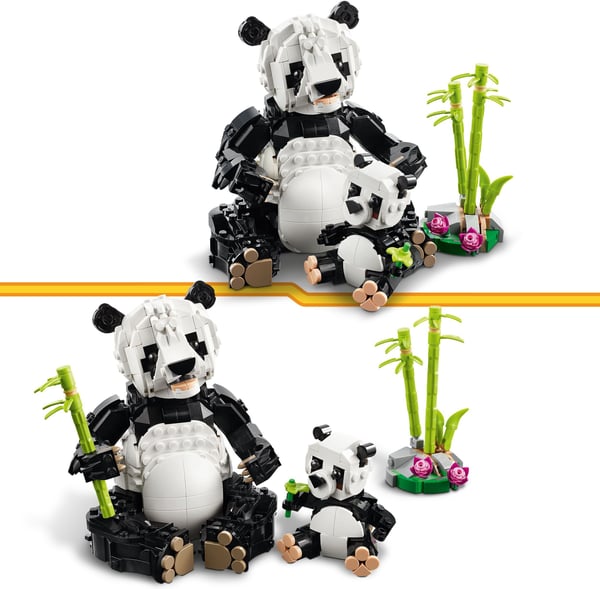 LEGO Creator 31165 – Vilda djur: Pandafamilj