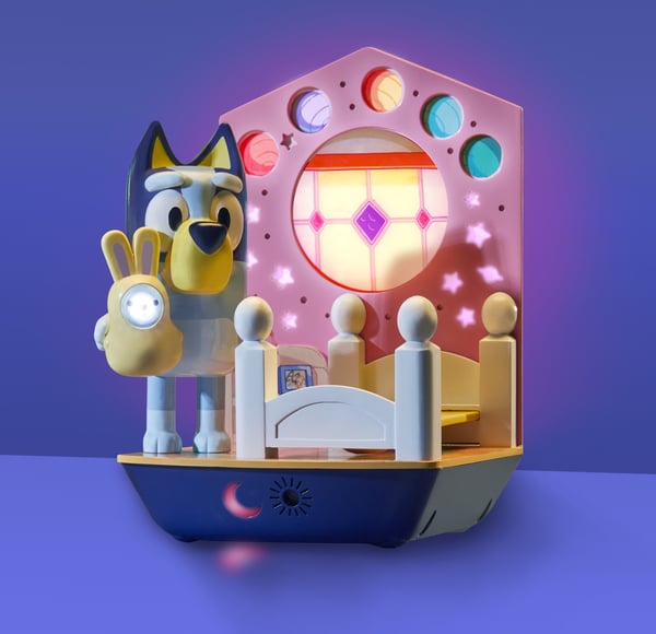 Bluey GoGlow Dream 3-i-1 natlampe og søvnassistance
