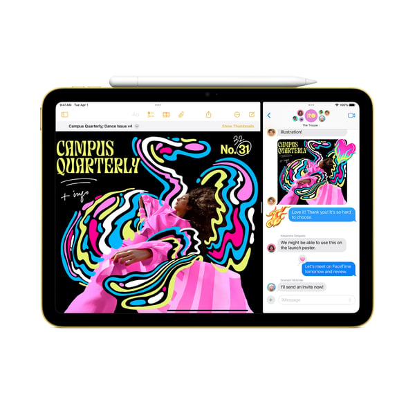 Apple iPad 11" 256 GB WiFi 2025 -surfplatta, rosa (MD4P4)