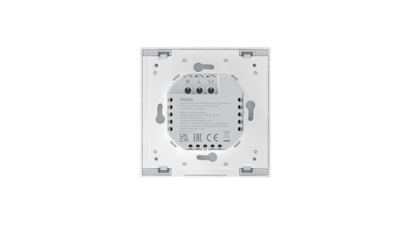 Aqara Smart väggströmbrytare H1 (med neutral), 1-knapp, vit
