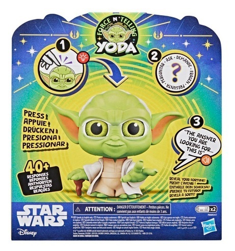 STAR WARS Kraft och Berättande Yoda, interaktiv figur, 15 cm