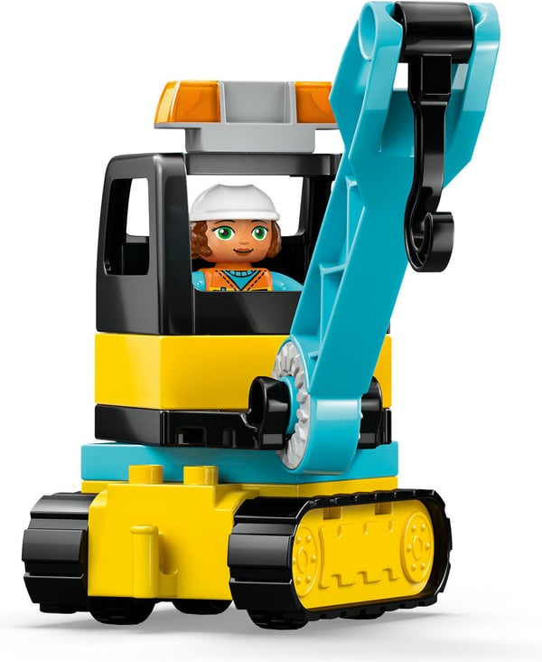 LEGO DUPLO Stad 10476 Byggarbetsplats och arbetsfordon 3-i-1