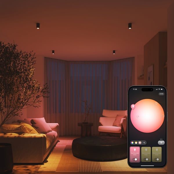 Philips Hue Essential startpaket, 3 st GU10-smartlampor