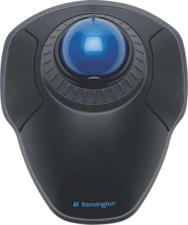 Kensington Orbit Trackball m/ scroll ring - trackball, svart