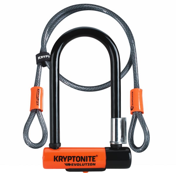 Kryptonite Evolution Mini 7 U-lås med extra kabel