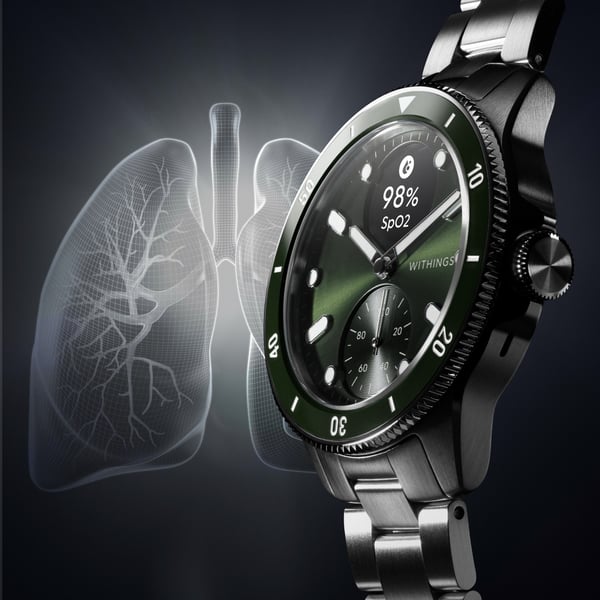 Withings Scanwatch Nova -smartwatch, 42 mm, grøn