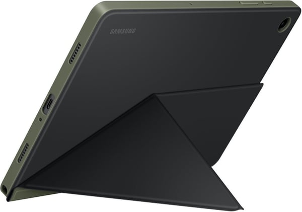 Samsung Galaxy Tab A9+ Book Cover -skyddsfodral, svart