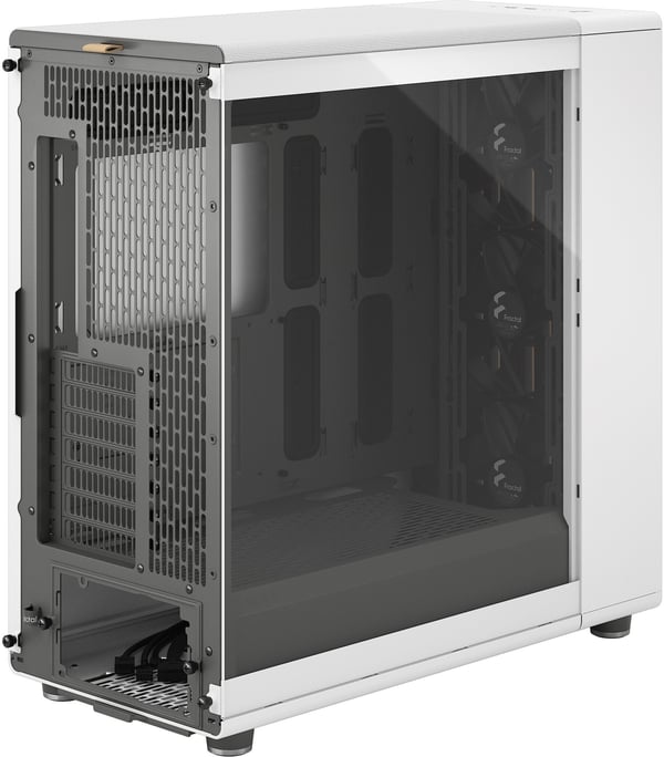 Fractal Design North XL Chalk White TG Clear E-ATX-chassi, vit