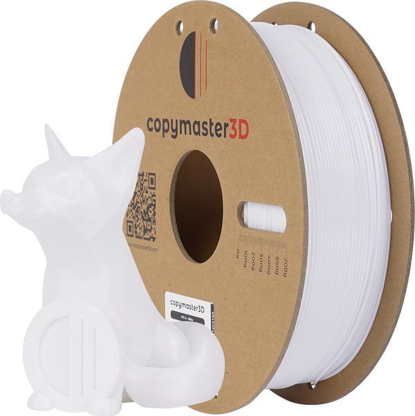 Copymaster3D PET-G filament til 3D-printere, 1,75 mm, hvid Copymaster3D PET-G filament til 3D-printere, 1,75 mm, hvid