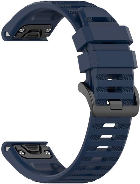 Fixed QuickFit silikonarmband, 22 mm, blå