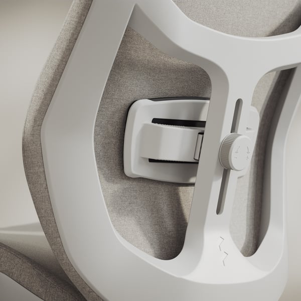 Fractal Design Refine Fabric Light -spelstol, ljus