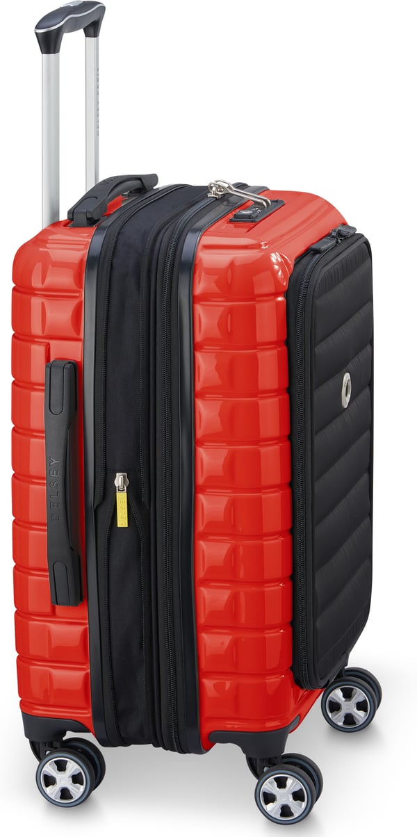 Delsey Shadow 5.0 Expandable Business 55 cm resväska, röd/svart