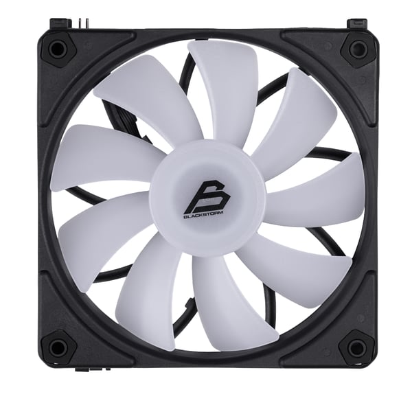 Blackstorm Luna UF120 ARGB PWM-fläkt, svart, 120 mm, 1 st