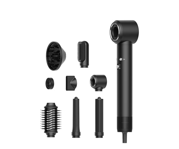 Ströme Super Silencer Air 8-i-1 hårstylings- och hårtorkare