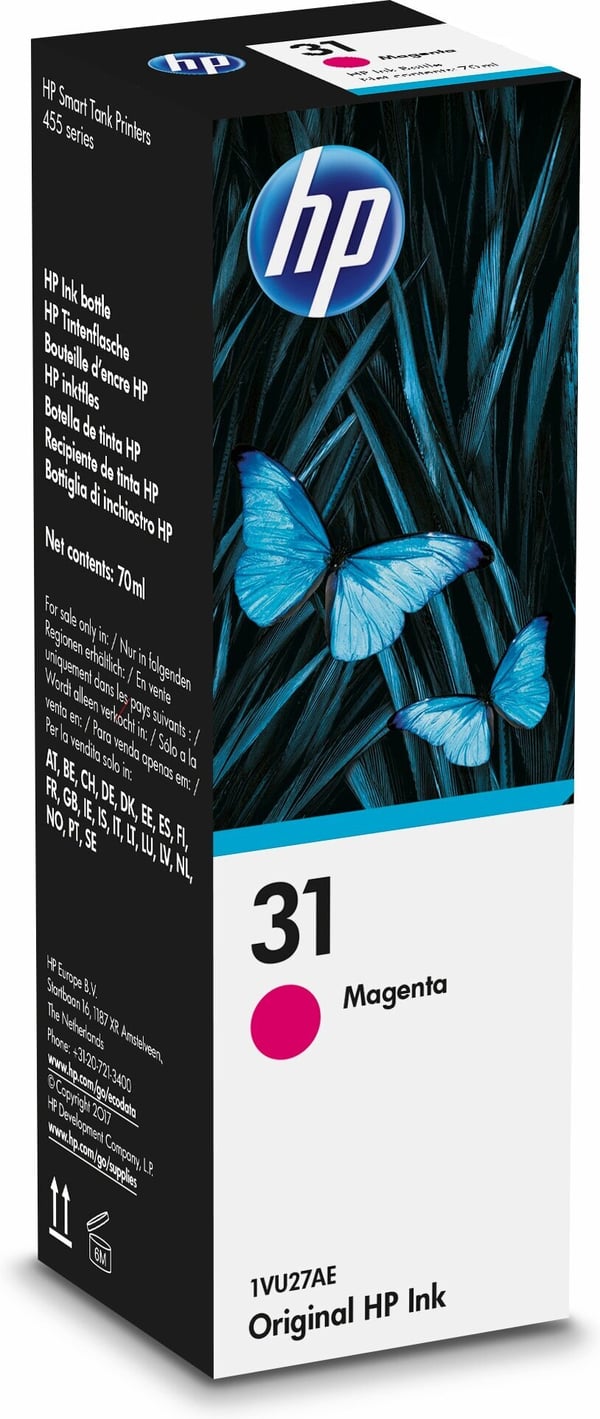 HP 31 - bläckpatron, magenta