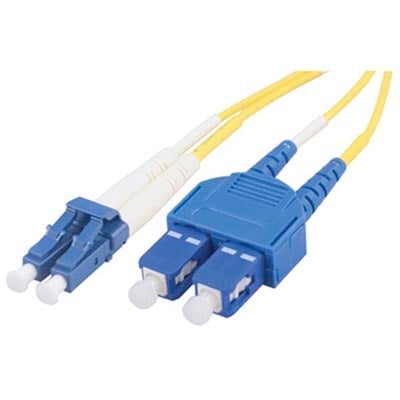 DELTACO fiberkabel LC - SC, duplex, singlemode, 3m