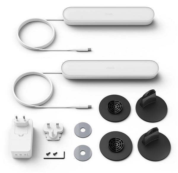 Philips Hue Play-ljusramp smart belysning, 2 st, vit