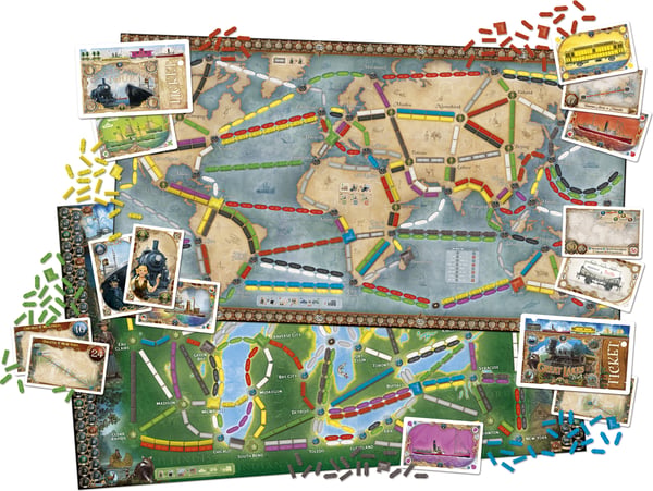 Ticket To Ride Rails & Sails - strategispel
