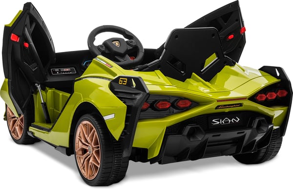 Lamborghini Sian 12V -elbil, grön