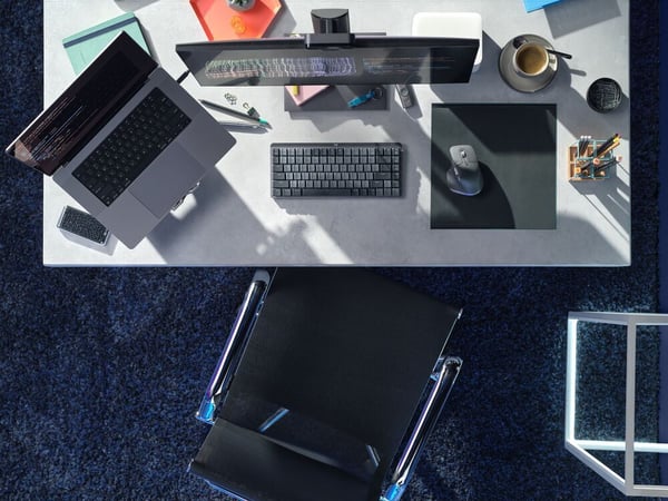 Logitech MX Keys Mini Mekanisk Trådløst Tastatur, Tactile-brytere