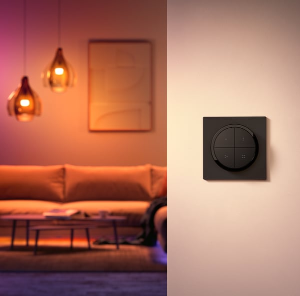 Philips Hue Tap vridstrømsknap -berøringsknap, sort