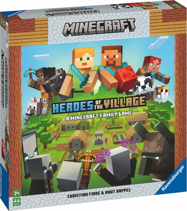 Minecraft Hjältar - Rädda Byn -brädspel