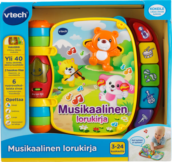 Vtech Baby Musikalsk ranglet bog, FI