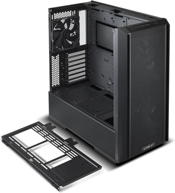 Lian Li LANCOOL 216 RGB E-ATX-chassi med fönster, svart