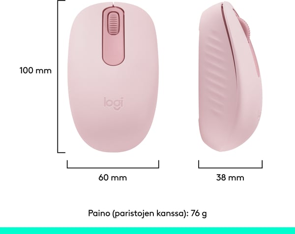 Logitech M196 Bluetooth -mus, rosa