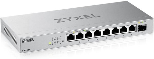 ZyXEL XMG-108 2.5G -8-portsswitch