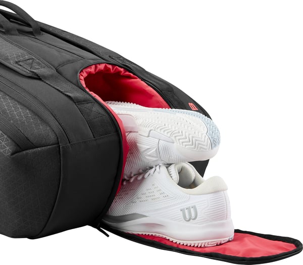 Wilson Clash v3 Super Tour 15-pack racketväska, svart