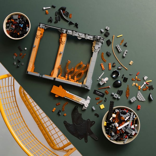 LEGO Icons 10367 Sagan om Ringen: Balrogs eldbok mini-värld