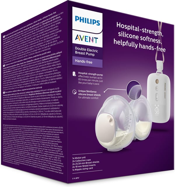 Philips Avent SCF532/11 Handsfree bröstpump med två uppsamlingskoppar