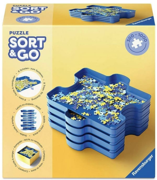 Ravensburger Pussel Sort & Go, förvaringsfack för pusselbitar