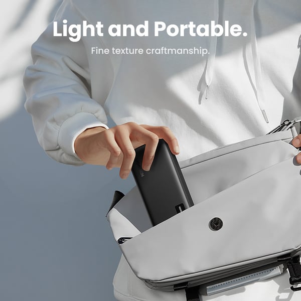Ugreen 10 000 mAh powerbank med snabbladdning