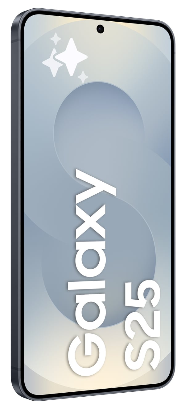 Samsung Galaxy S25 5G-telefon, 256/12 GB, Blåsvart