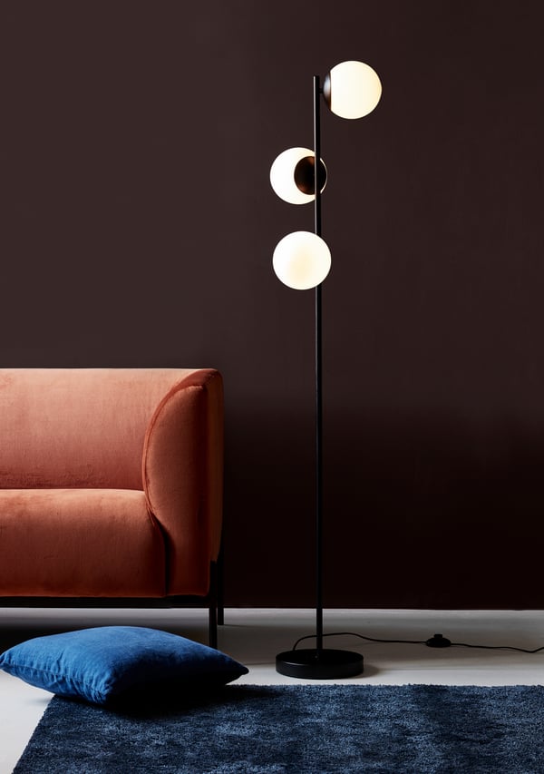 Nordlux Lilly golvlampa, svart