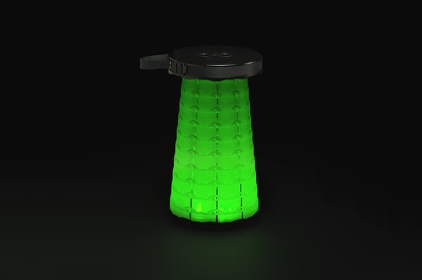 Atom hopfällbar campingstol med LED-lampor