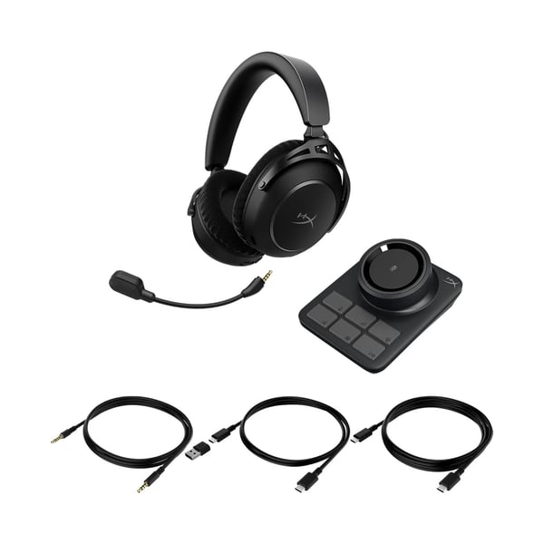 HyperX Cloud Alpha 2 trådlösa spelhörlurar, svart
