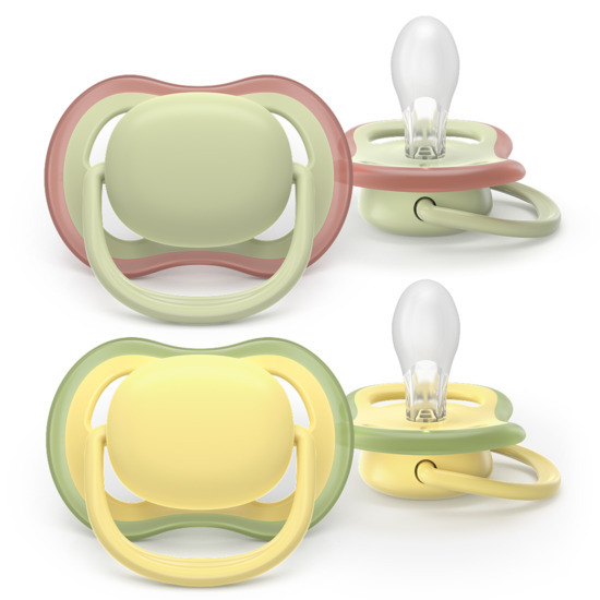 Philips Avent Ultra Air napp, över 18 mån, 2 st, ljusgrön/gul
