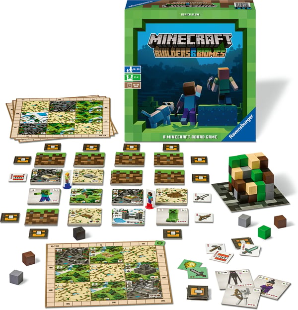Ravensburger Minecraft: Builders & Biomes -brädspel