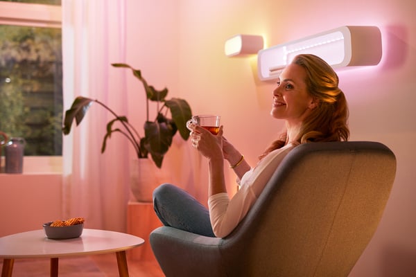WiZ LED strip forlænger, 880 lm, 1 m, RGBW