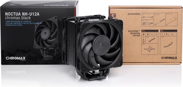 Noctua NH-U12A chromax.black -processor-kylare