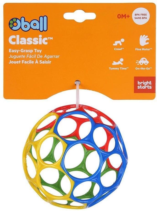 Oball Classic -boll, färgglad