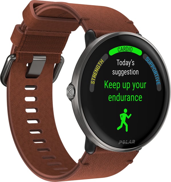 Polar Ignite 3 Titanium sportsur, brun