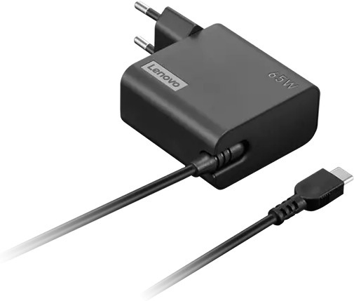 Lenovo 65 W Væg AC Adapter (USB Type-C) -strømforsyning