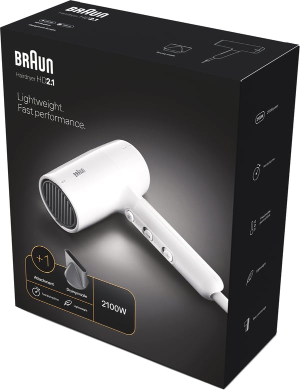 Braun HD2.1 BRHD210E hårtork