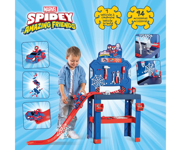 Smoby Spidey verktygsbänk, lekset