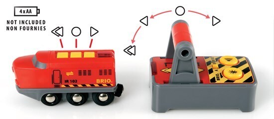 BRIO World 33213 - Fjernstyret lokomotiv